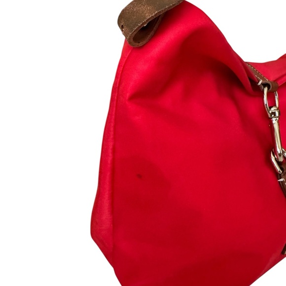 Dooney & Bourke Windham Annie Sac Red Shoulder Hobo Crossbody Bag Casual - Picture 3 of 16